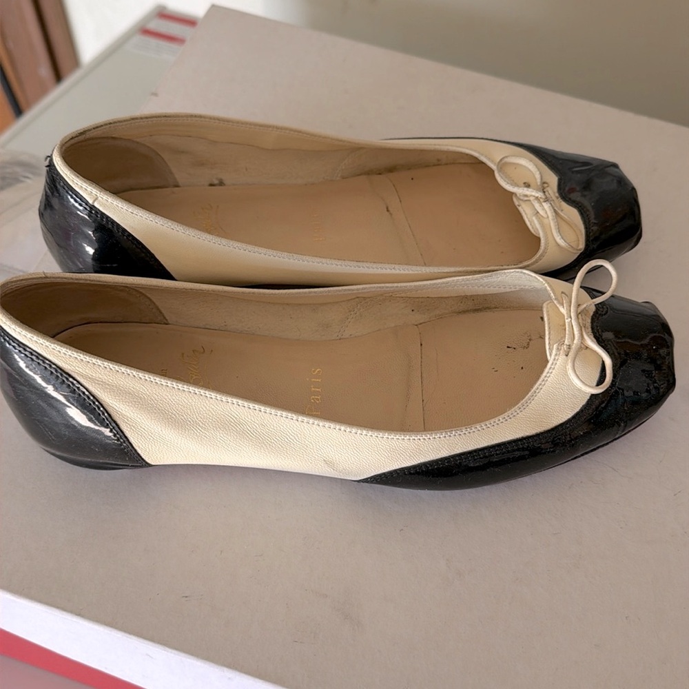 Christian Louboutin Tuxedo Ballet Flats